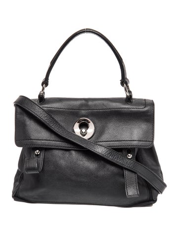 Leather Top Handle Bag