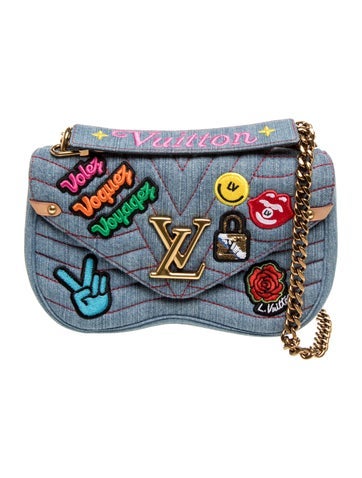 LV Monogram Denim New Wave Crossbody Bag MM
