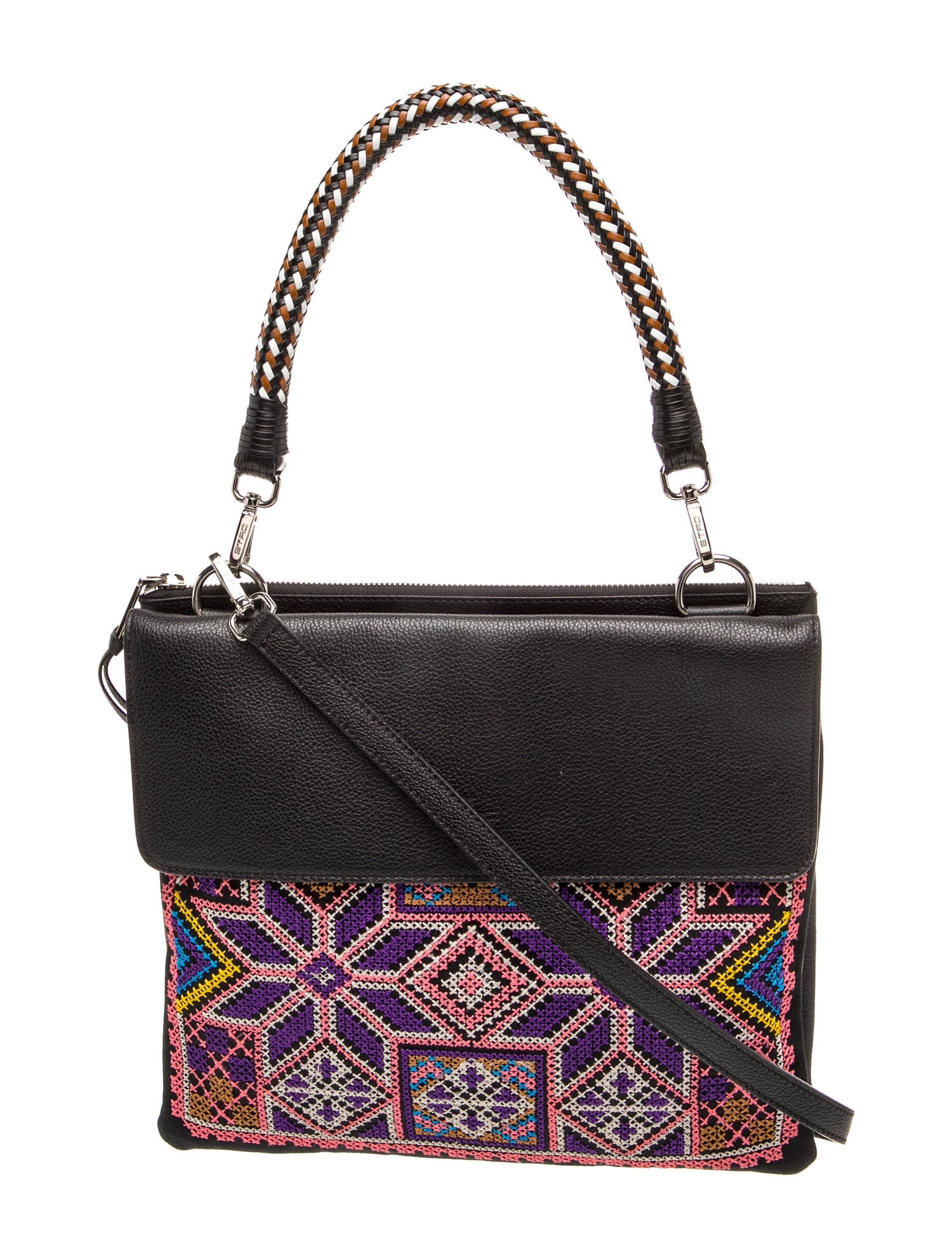 Leather Top Handle Bag