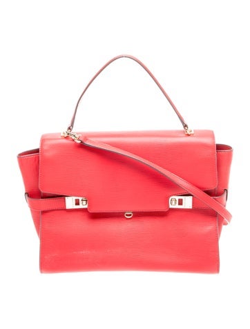 Leather Top Handle Bag