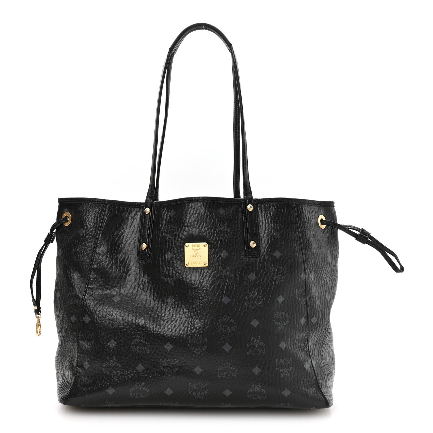 MCM MCM Medium Project Reversible Shopper Tote Black