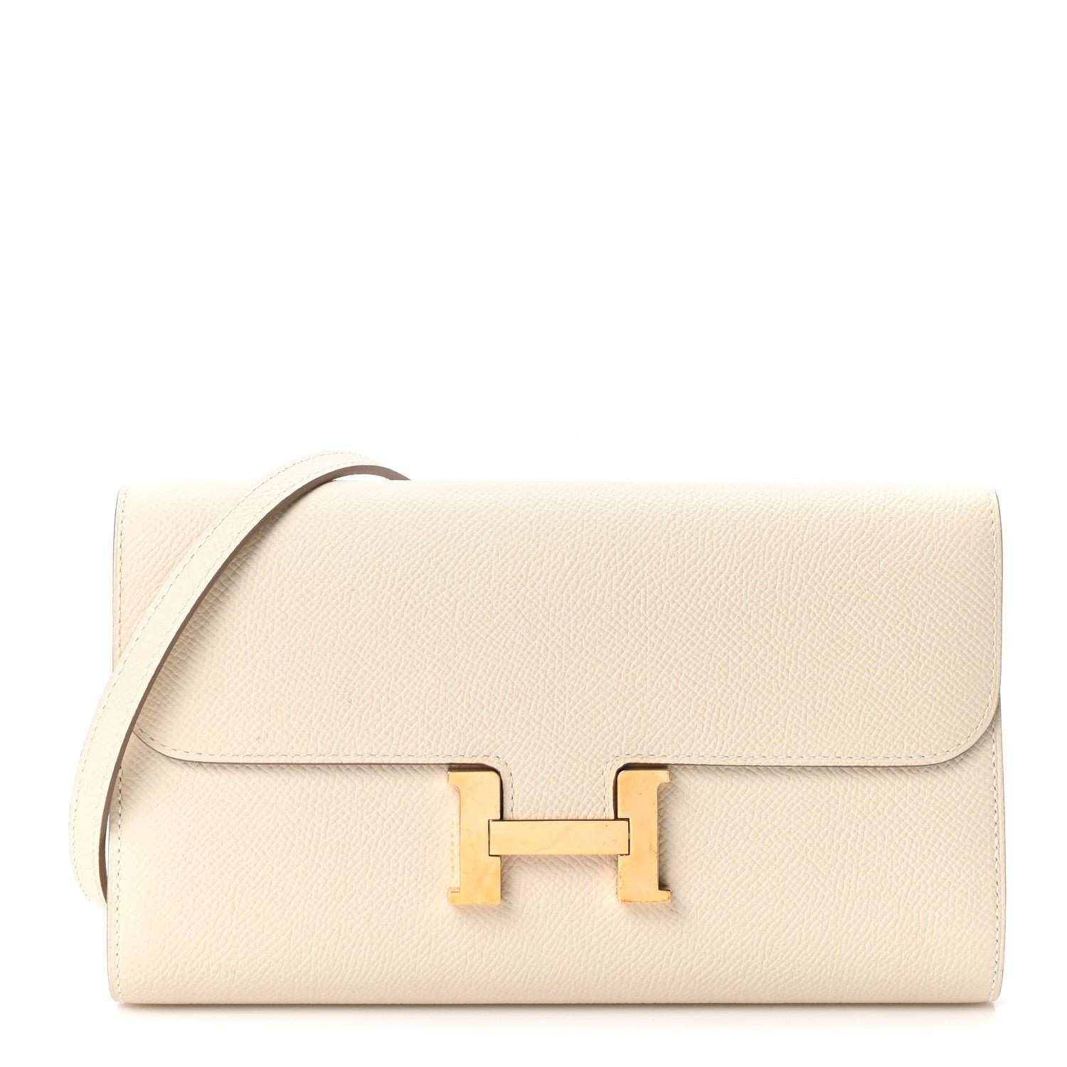 Hermes Epsom Constance Long To Go Wallet Craie