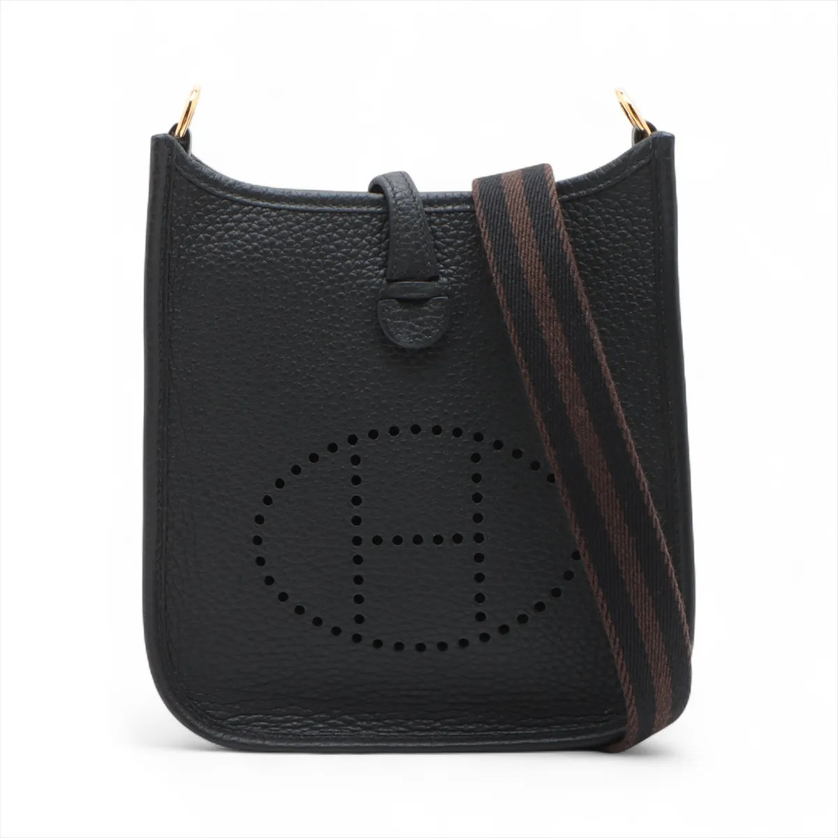Hermès evelyn 16 TPM Amazon Taurillon Clemence Black Gold Metal Fittings