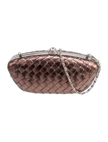 Bottega Veneta Leather Minaudière
