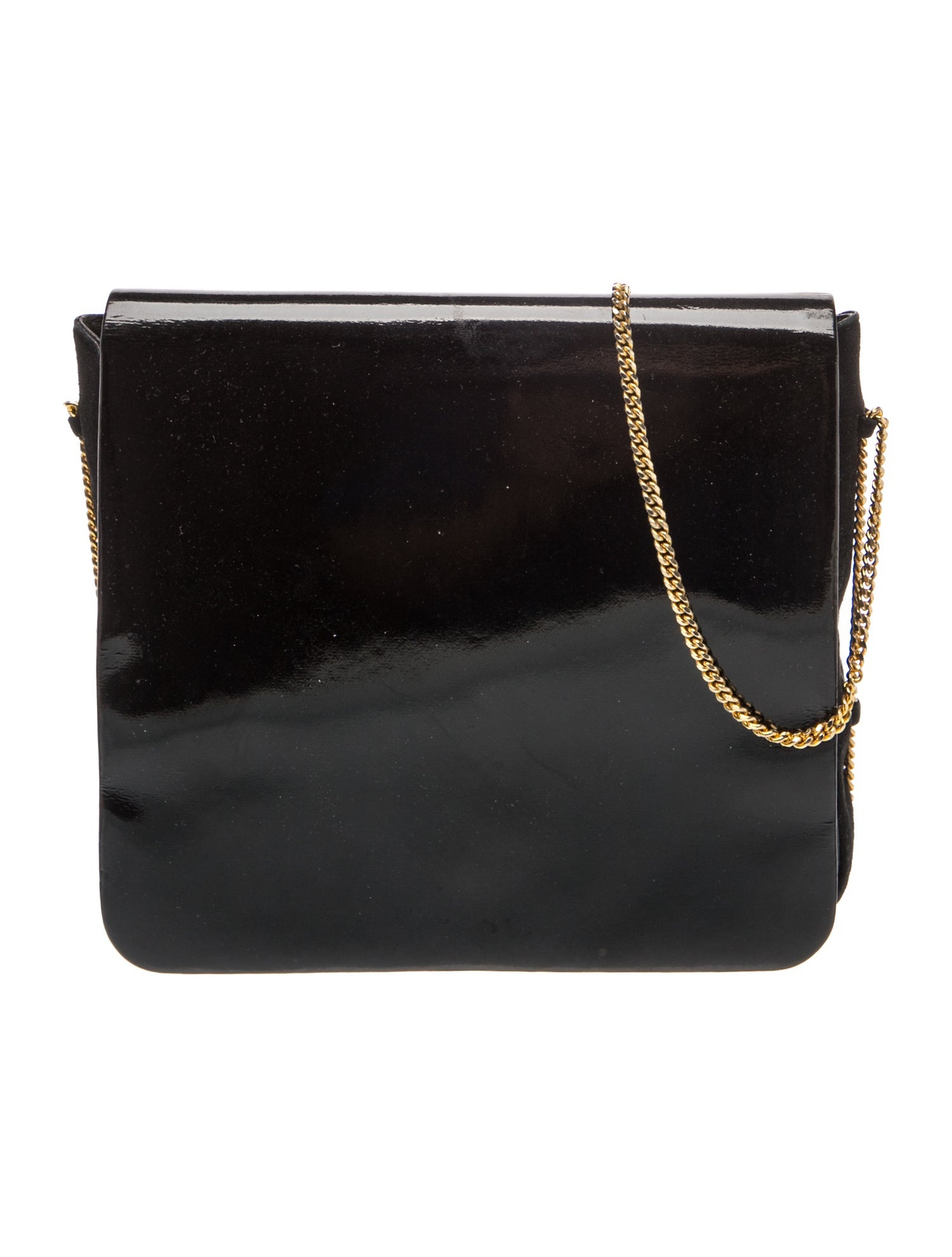 Ferragamo Patent Leather Shoulder Bag