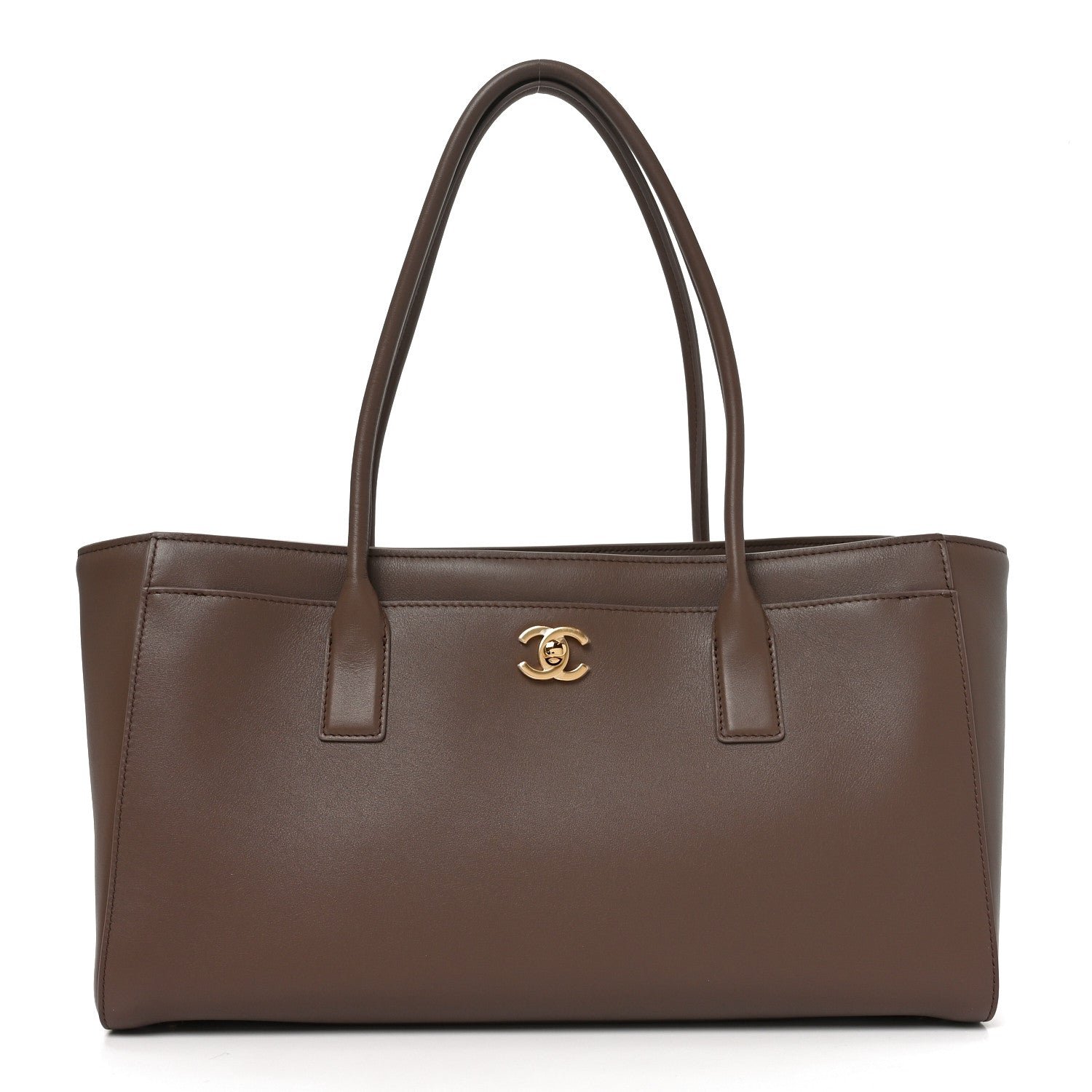 Chanel Calfskin Archetype Small Shopping Tote Brown