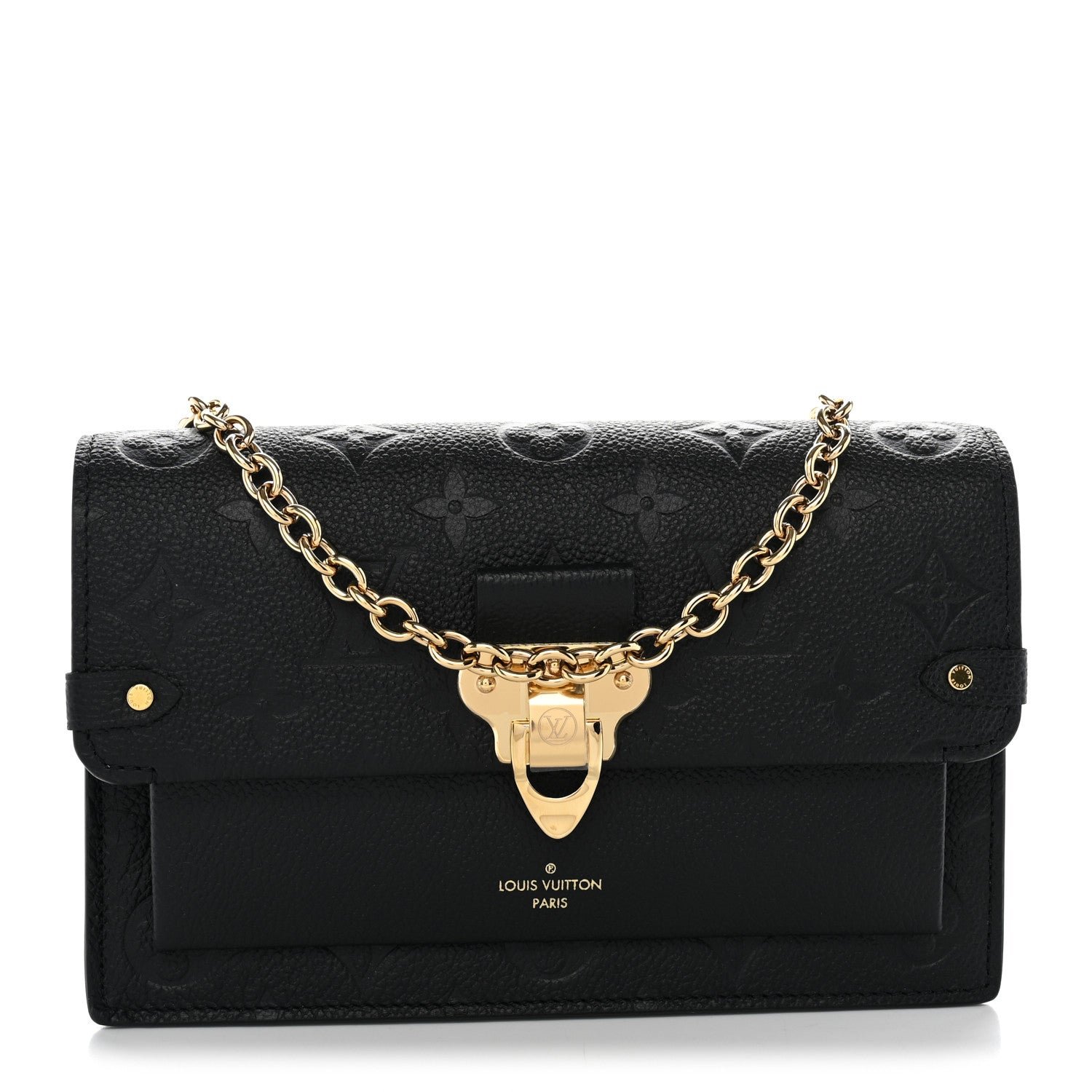 Louis Vuitton Empreinte Vavin Chain Wallet Black