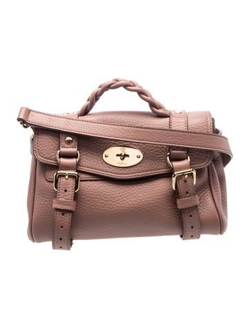 Leather Top Handle Bag