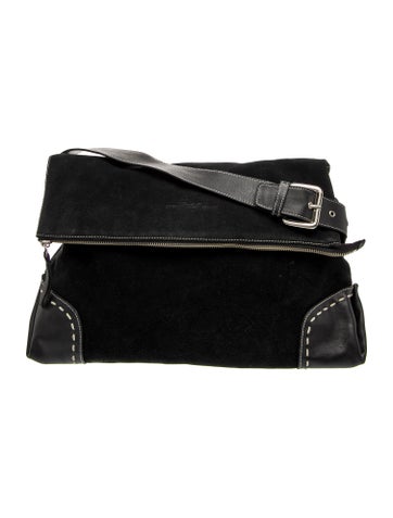 Suede Crossbody Bag