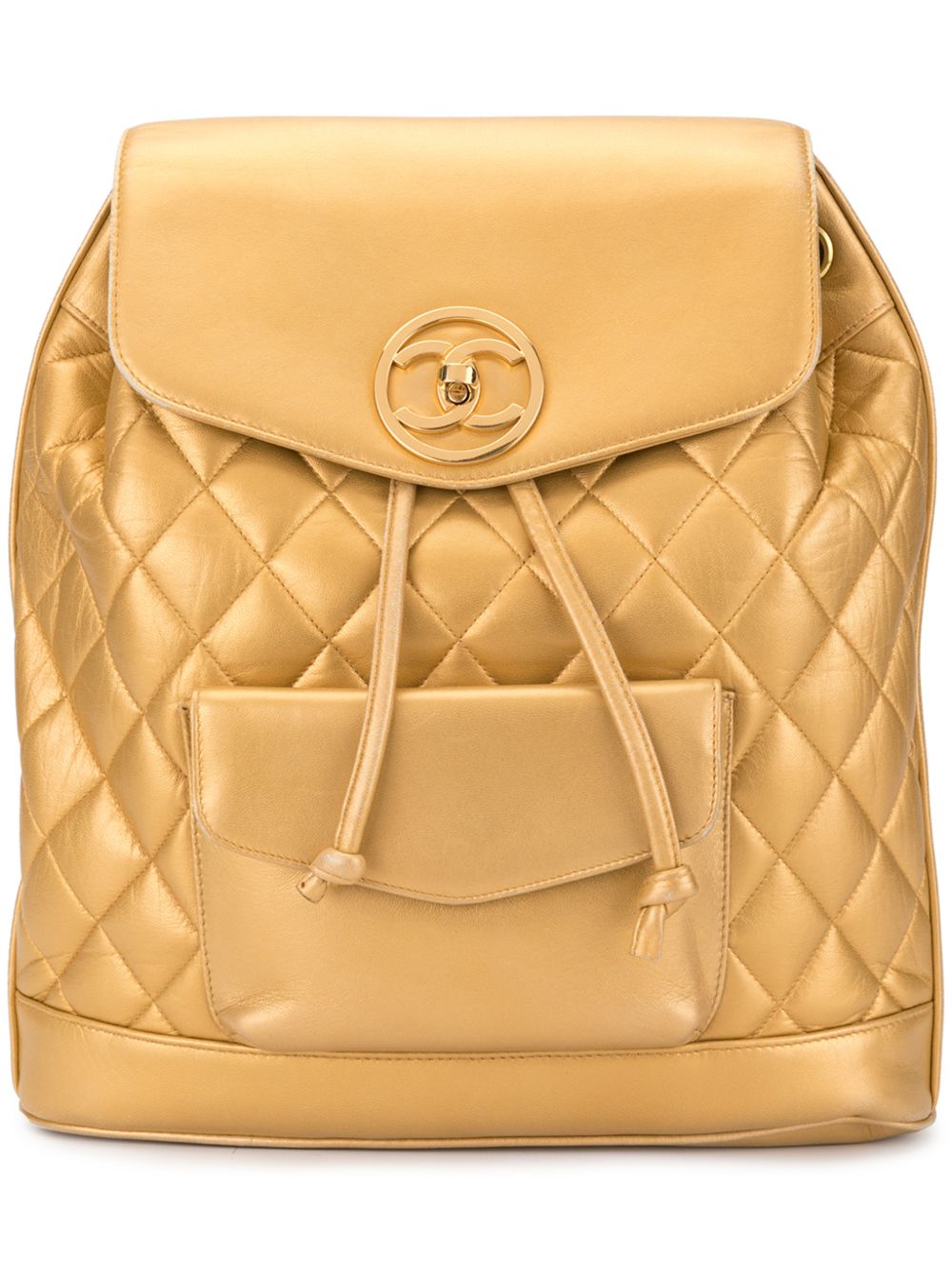 circle turn-lock backpack