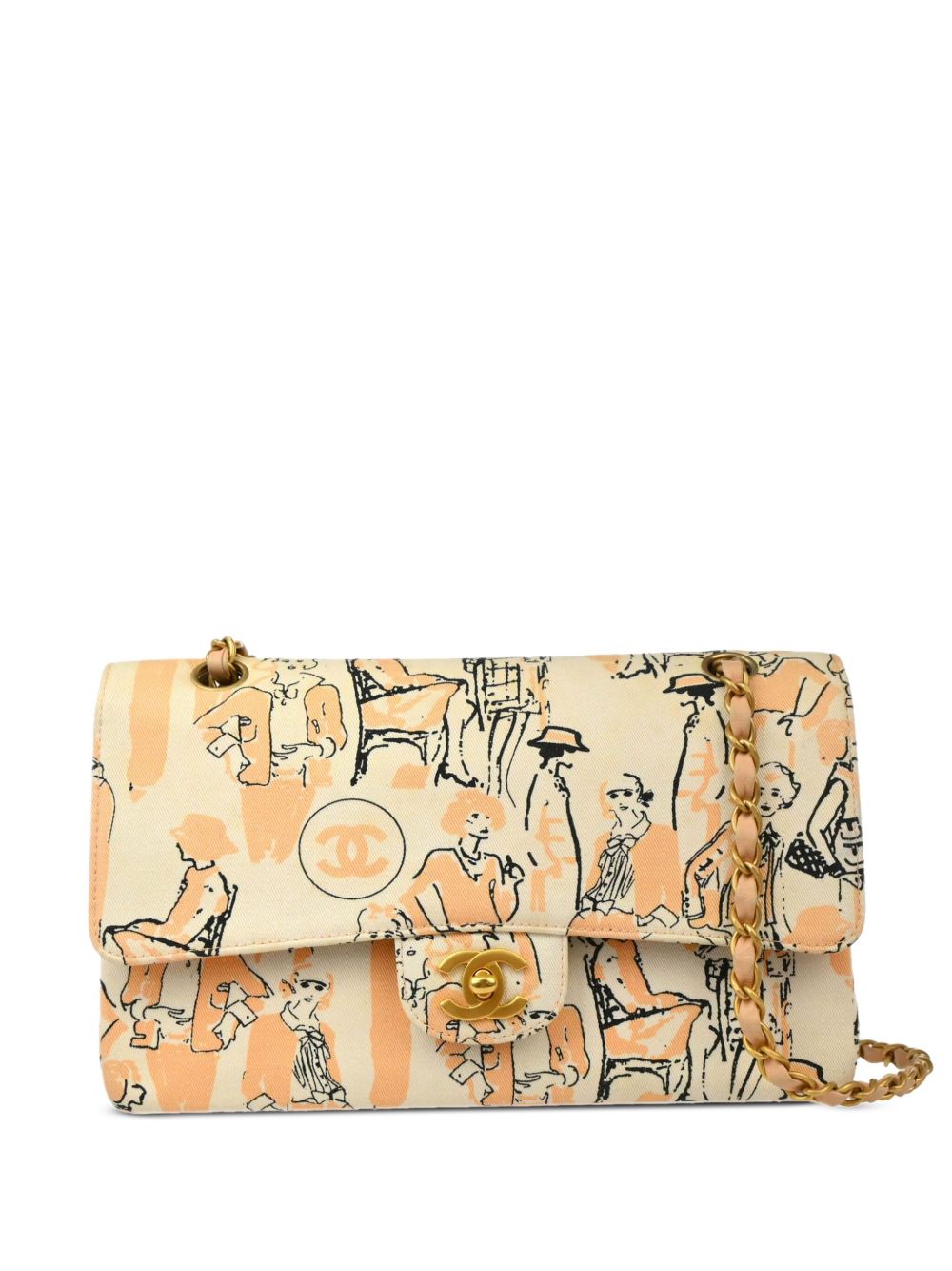 2003 medium Double Flap shoulder bag