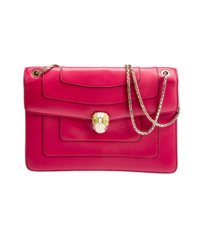 Bvlgari Leather Bvlgari Serpenti Forever Flap Shoulder Bag