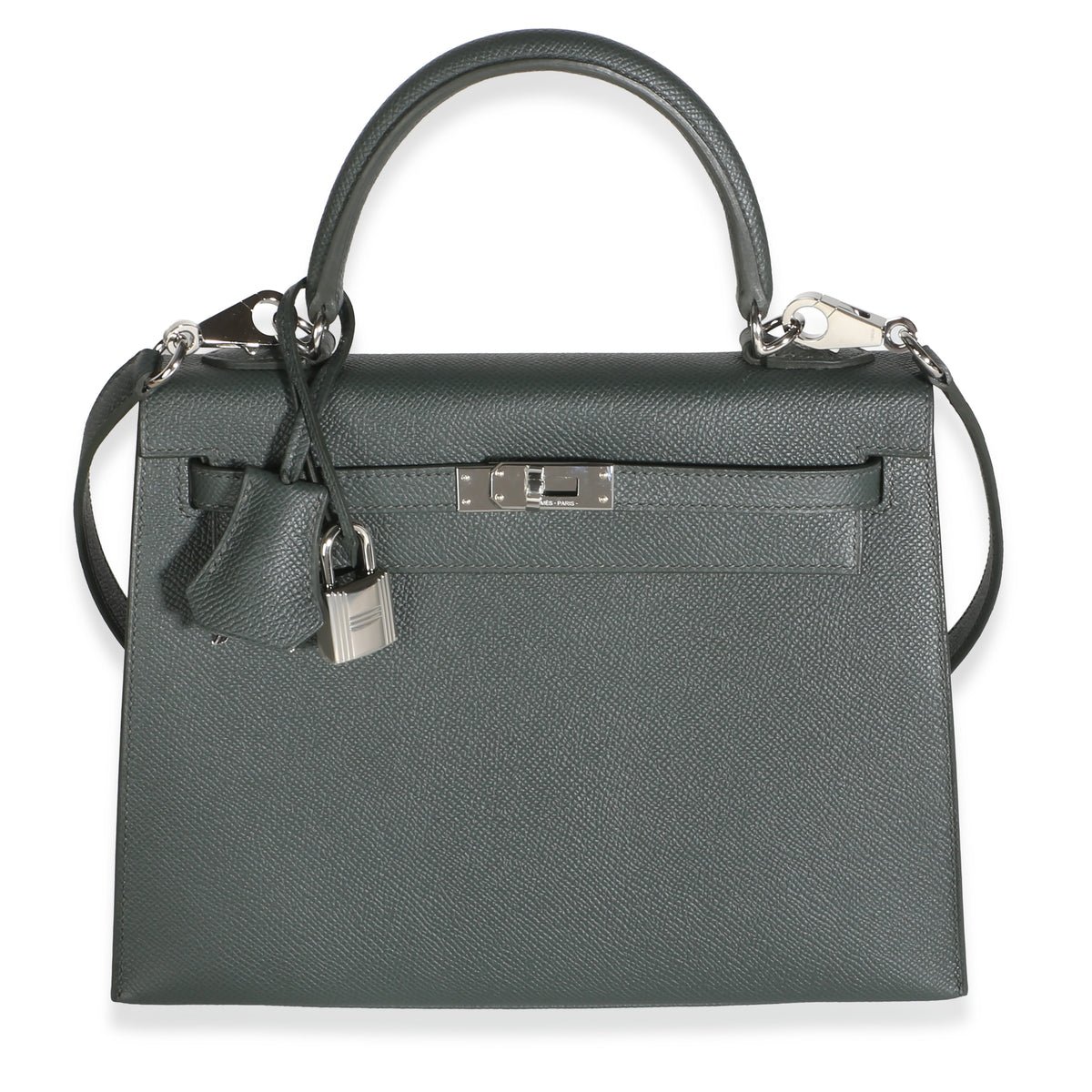 Hermes Vert Mangrove Epsom Sellier Kelly 25 PHW