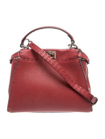 Leather Peekaboo Mini