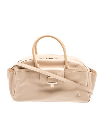 Leather Top Handle Bag