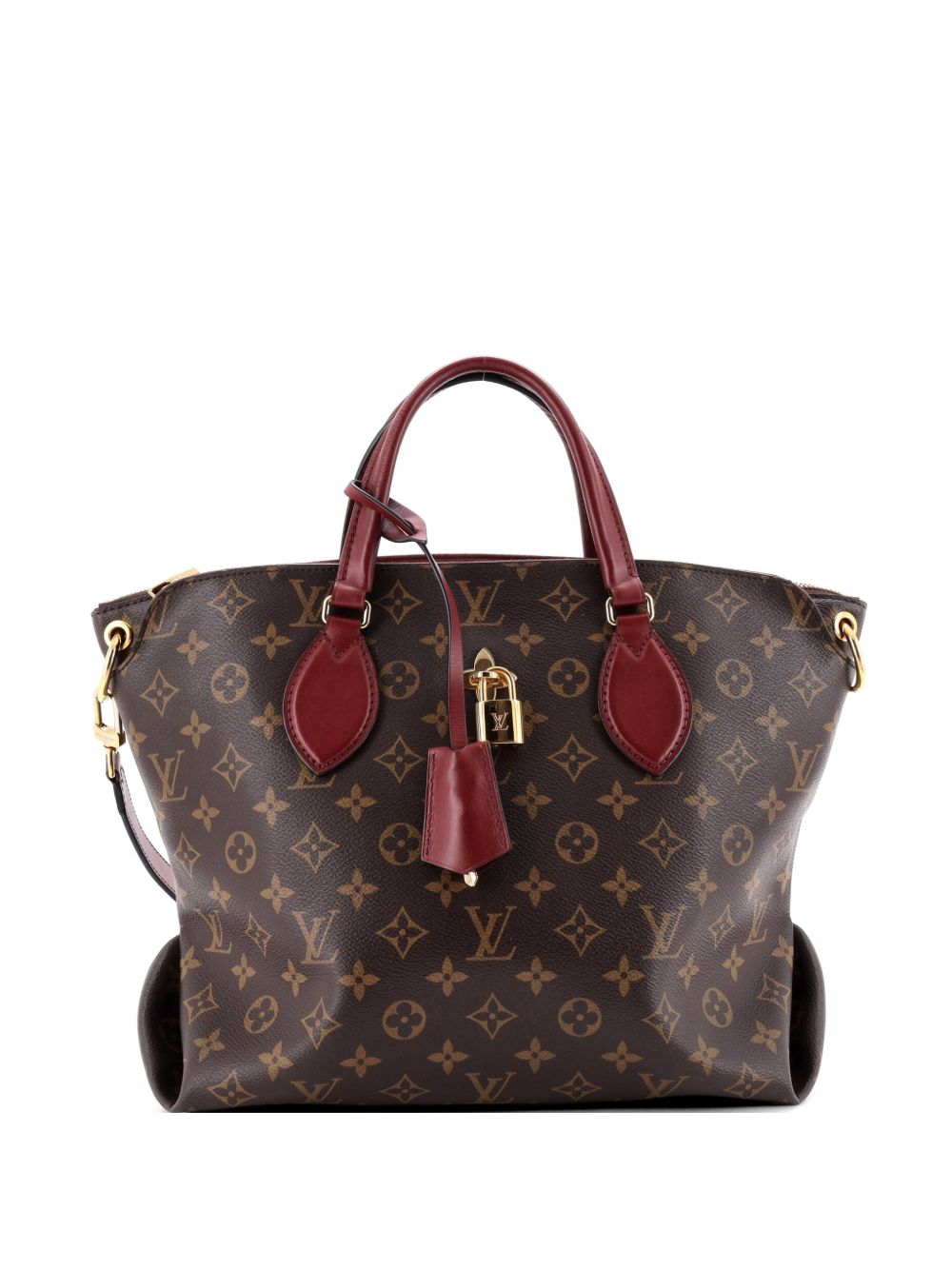 Flower Zipped Tote Monogram Canvas MM shoulder bag