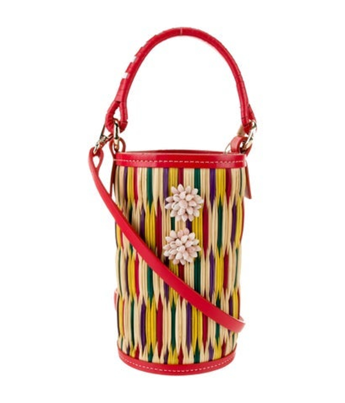 Heimat Atlantica Atlantica Straw Bucket Bag