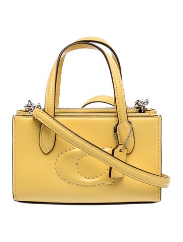 Coach Leather Top Handle Bag