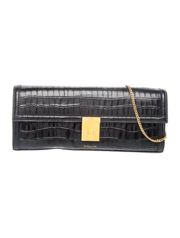 Embossed Leather N118 Paris Clutch