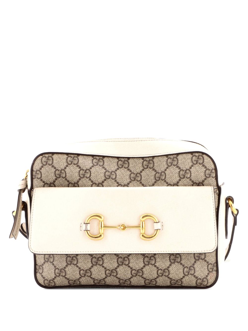 Horsebit 1955 Flap Pocket Camera Bag GG Coated Canvas and Leather Small crossbody bag