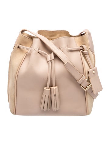 Longchamp Suede Bucket Bag