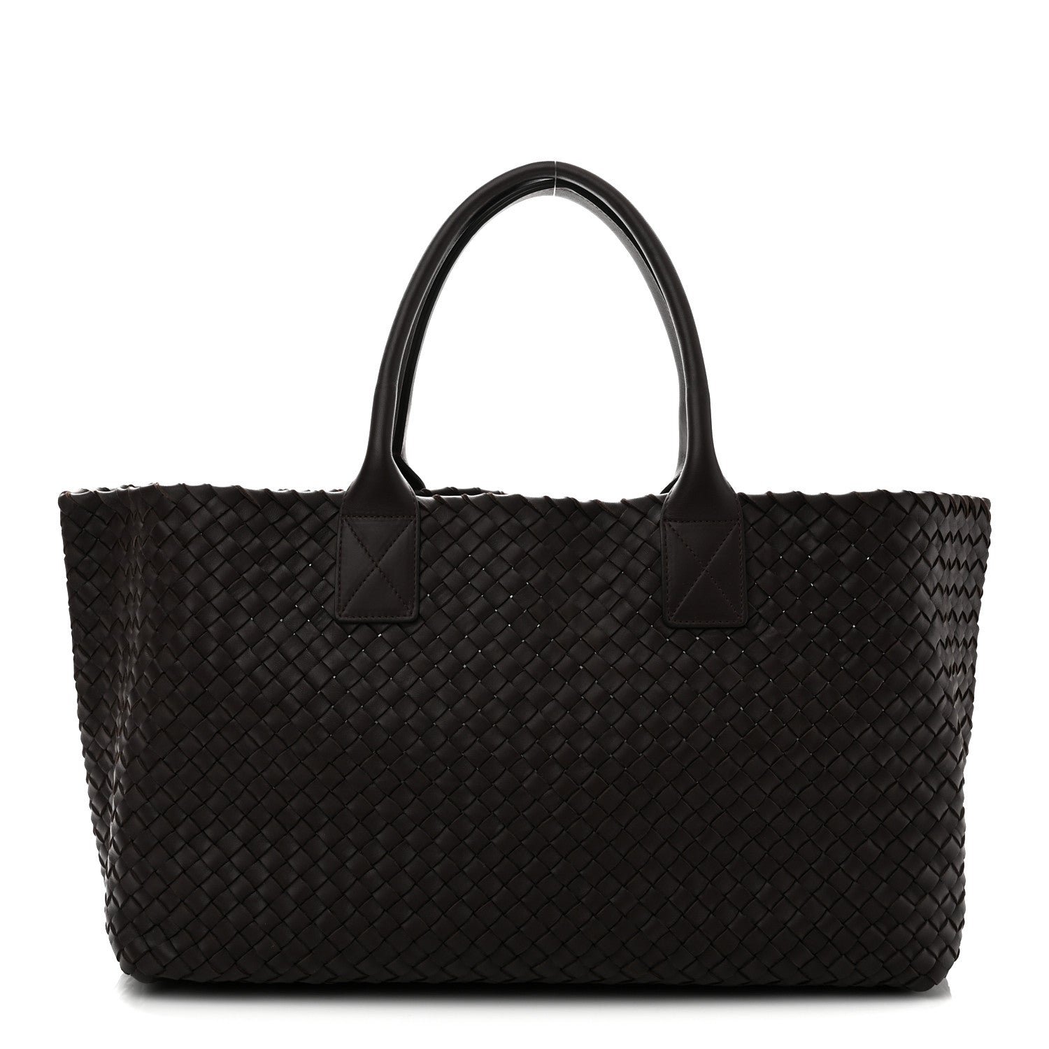 Bottega Veneta Bottega Veneta Nappa Intrecciato Medium Cabat Ebano