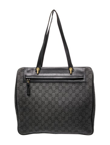 GG Denim Suitcase MM Vintage