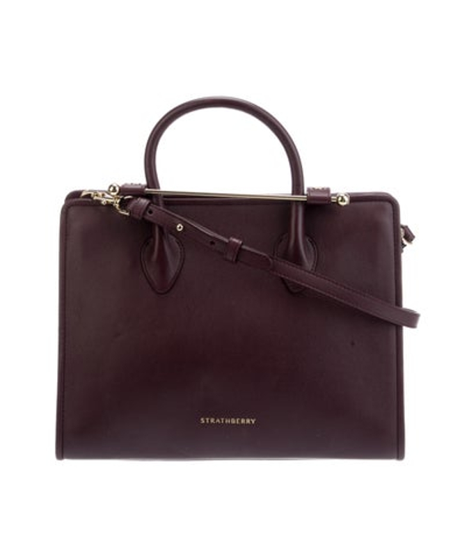 Strathberry Leather Top Handle Bag