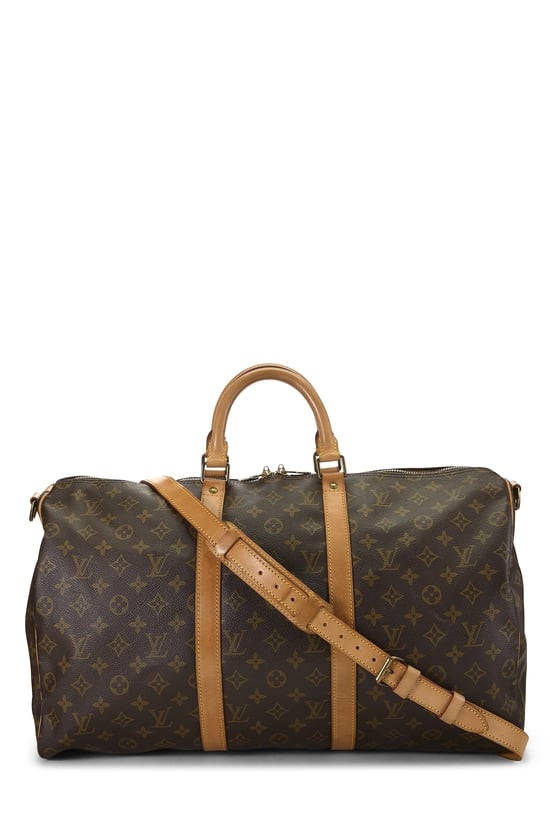 Monogram Canvas Keepall Bandouliere 50
