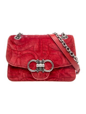 Velvet Top Handle Bag