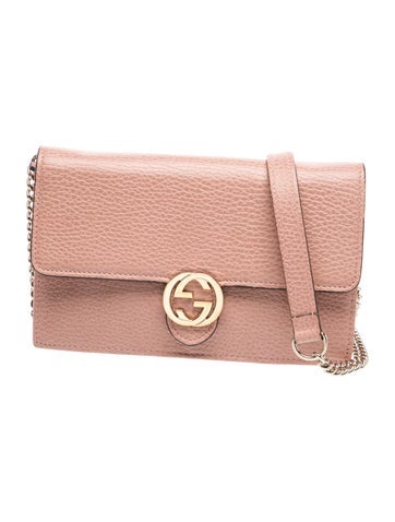 Interlocking G Dollar Calfskin G Chain Small