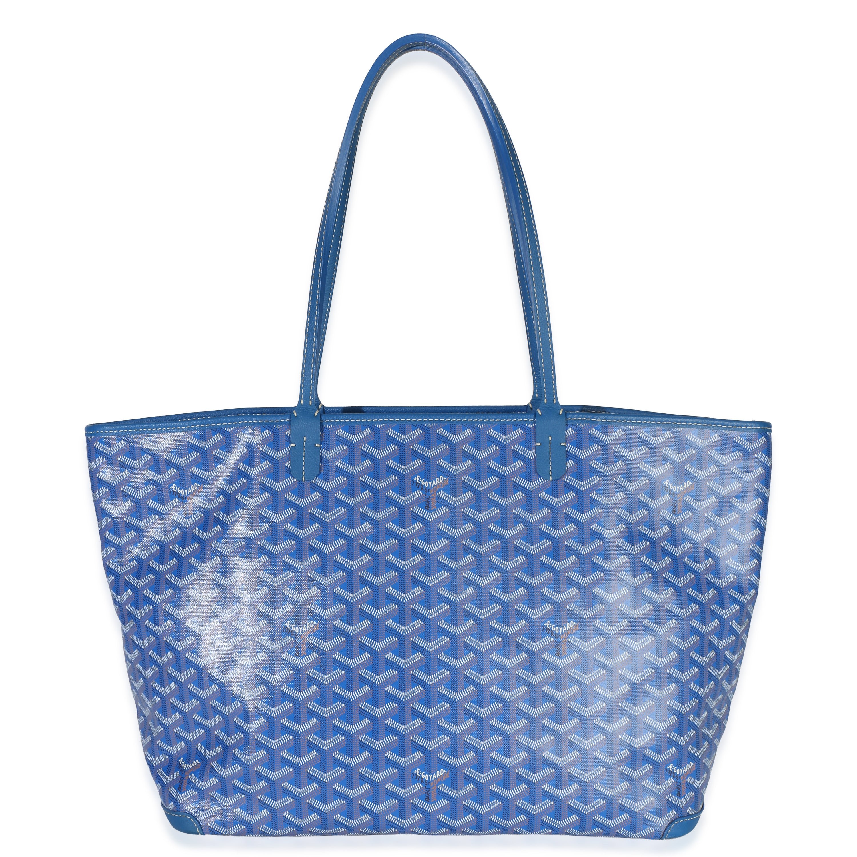 Blue Goyardine Canvas Artois MM