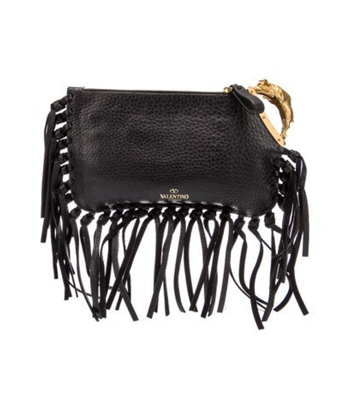 Valentino Leather Clutch