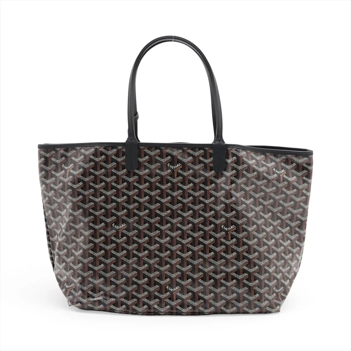 Goyard Saint Louis PM PVC & leather Tote bag Black