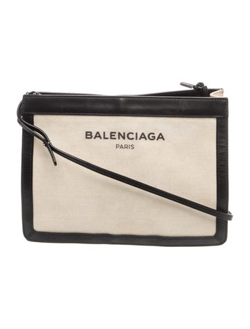 Canvas Navy Pochette Small