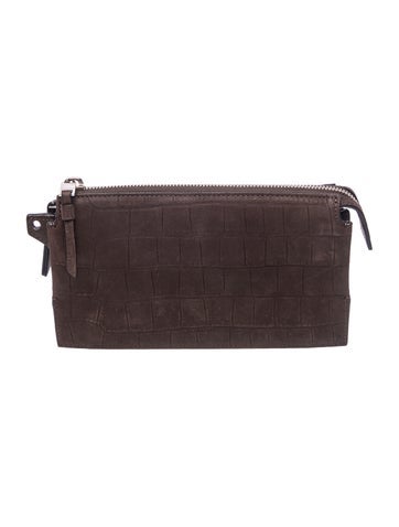 Suede Clutch