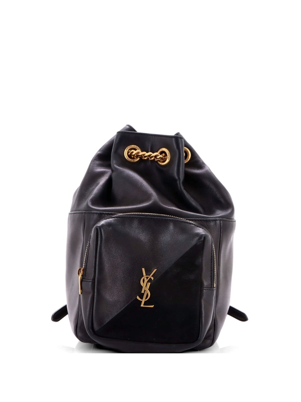 Jamie Leather and Suede backpack