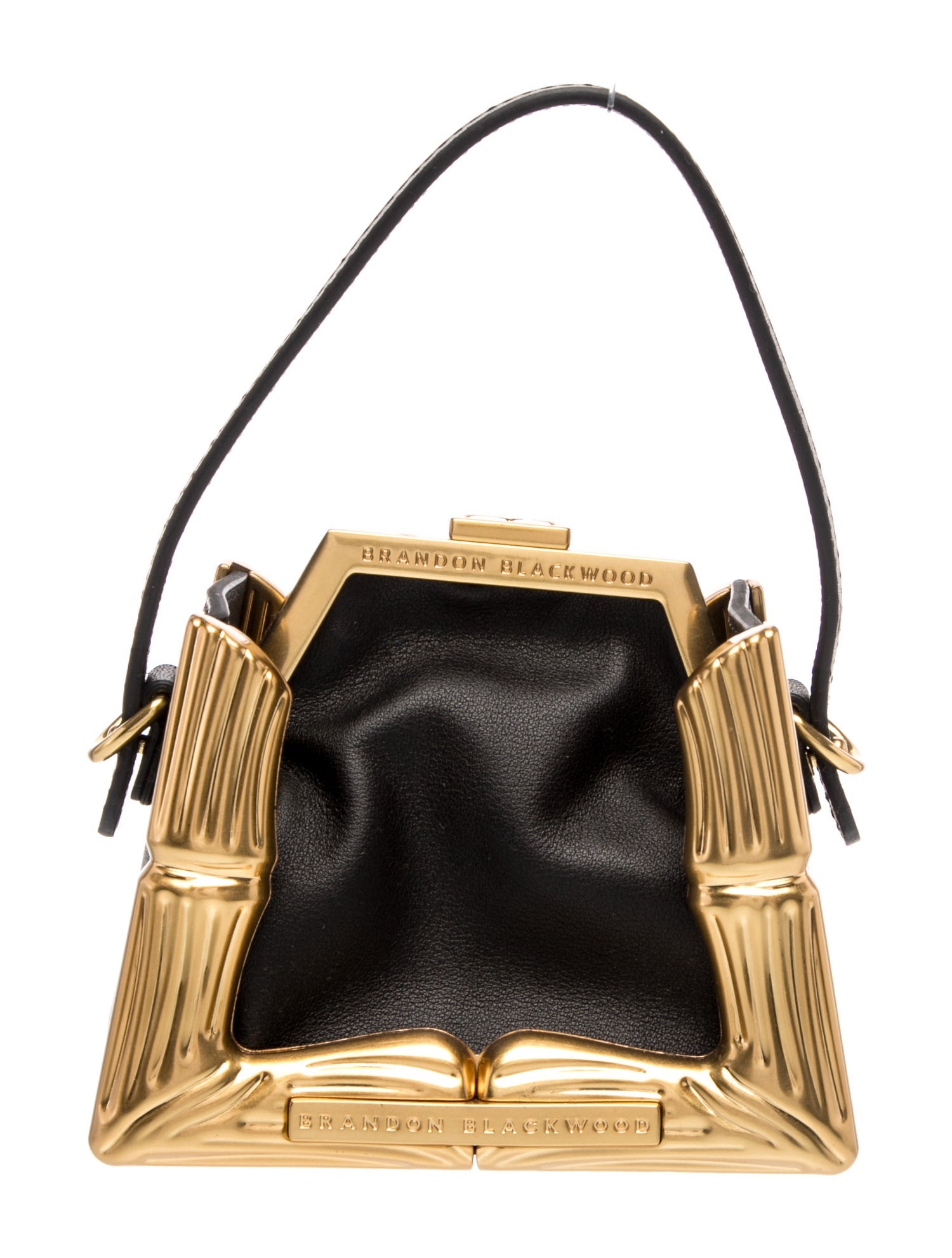 Brandon Blackwood Leather Top Handle Bag