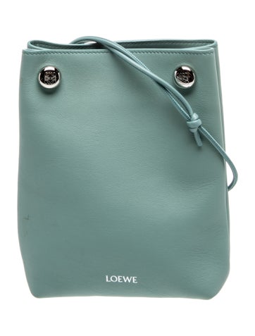 Leather LOEWE Pebble Pouch Bag Small 2024