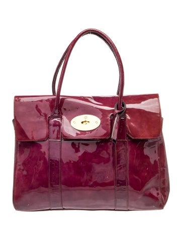 Mulberry Patent Leather Top Handle Bag