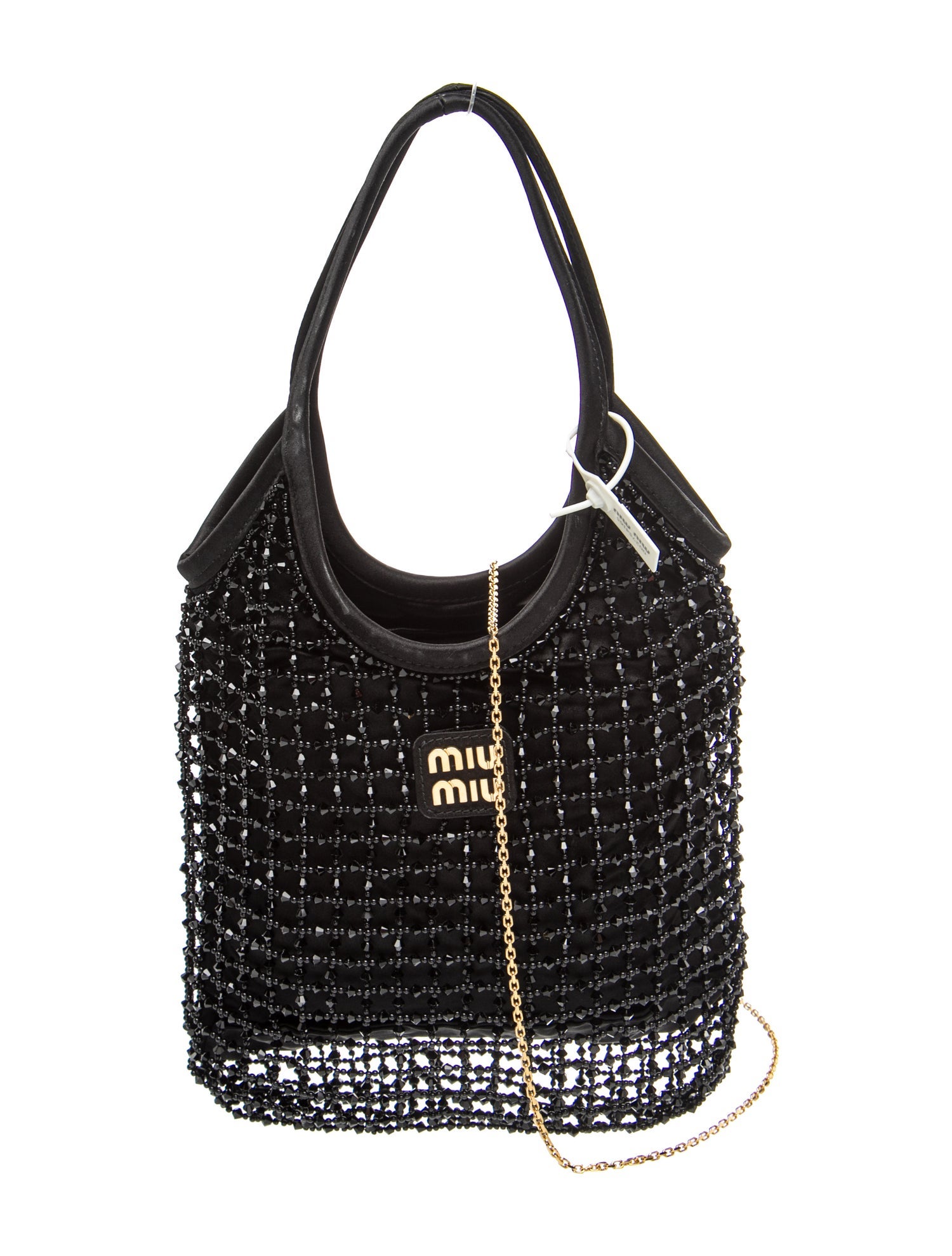 Satin Top Handle Bag