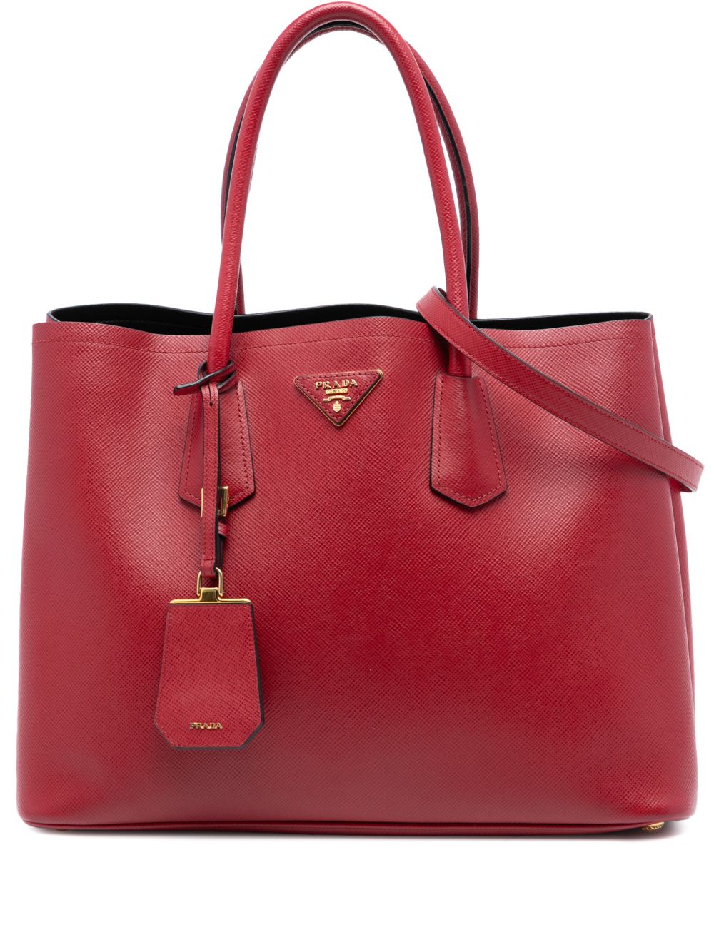 2021-2025 Medium Saffiano Cuir Double satchel