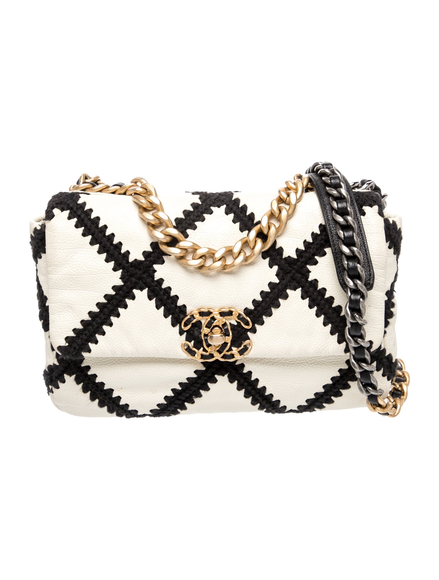 Medium Crochet 19 Flap Bag