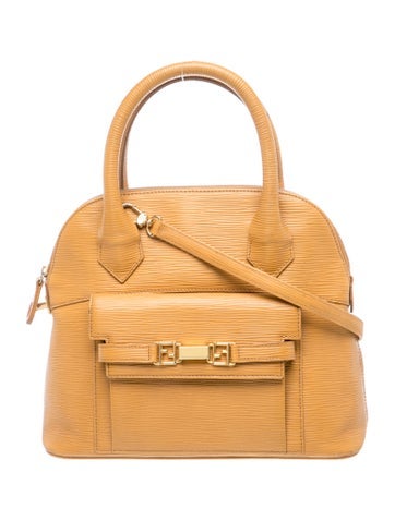 Leather Top Handle Bag