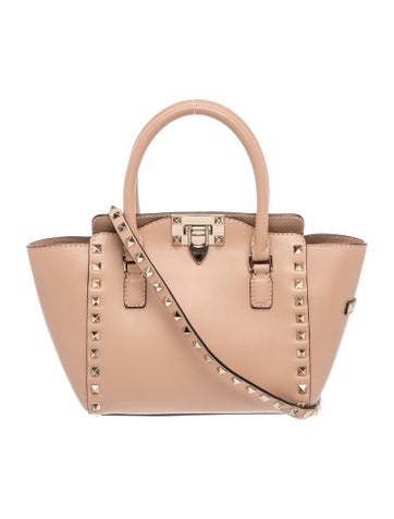 Valentino Rockstud Top Handle Bag