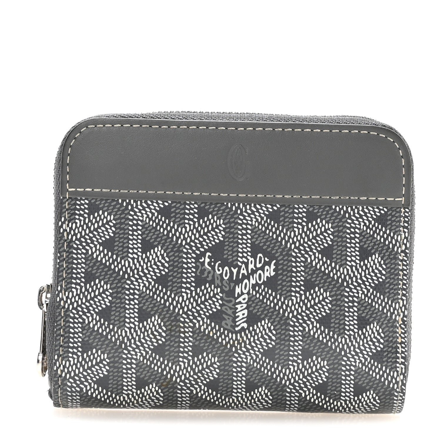 Goyard Goyardine Matignon PM Wallet Grey