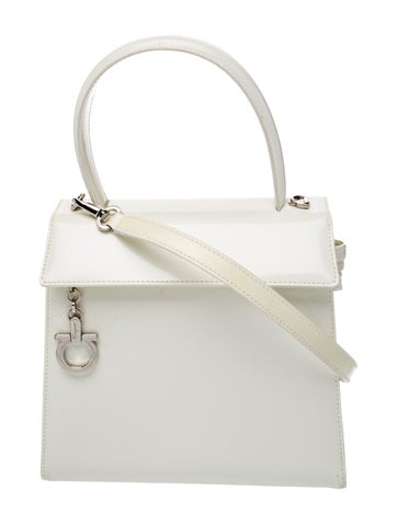 Ferragamo Patent Leather Top Handle Bag