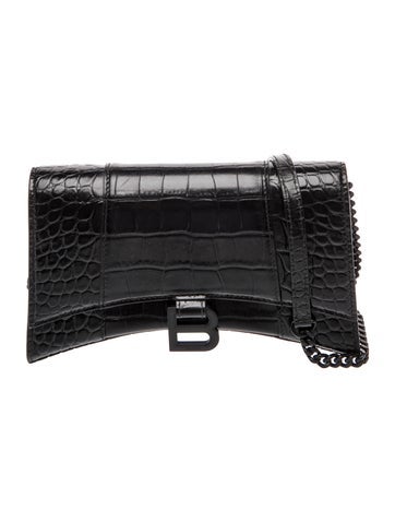 Embossed Leather Clutch