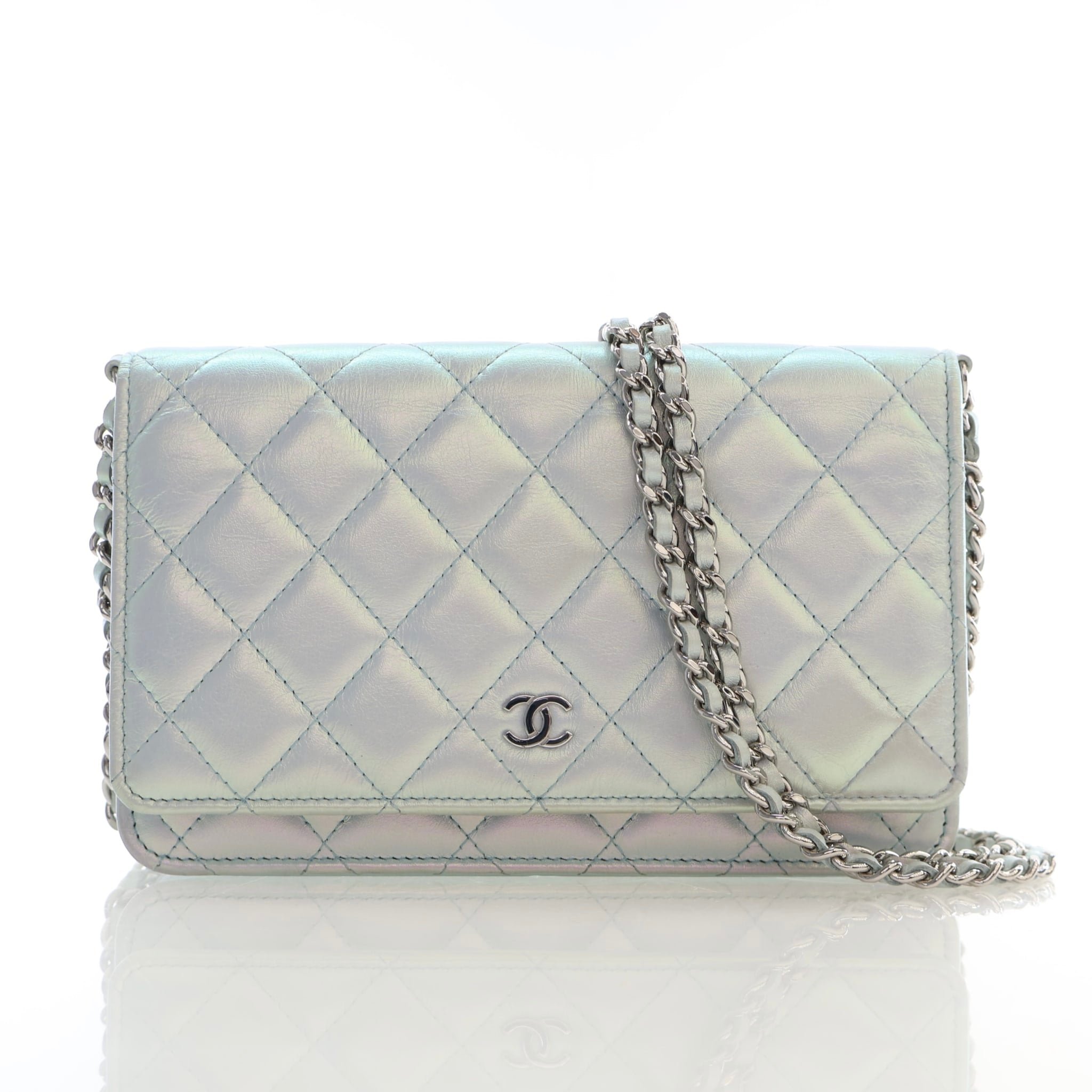 Chanel Iridescent Calfskin Wallet On Chain (WOC)