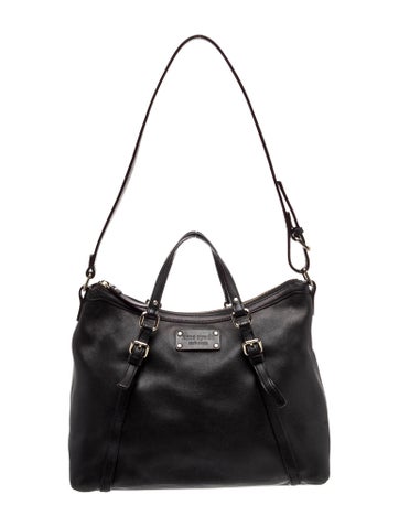 Leather Top Handle Bag